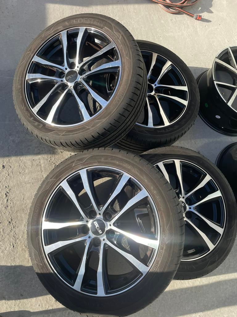 Jantes 17 pouces 5x112 avec pneus, Enlèvement, Comme neuf