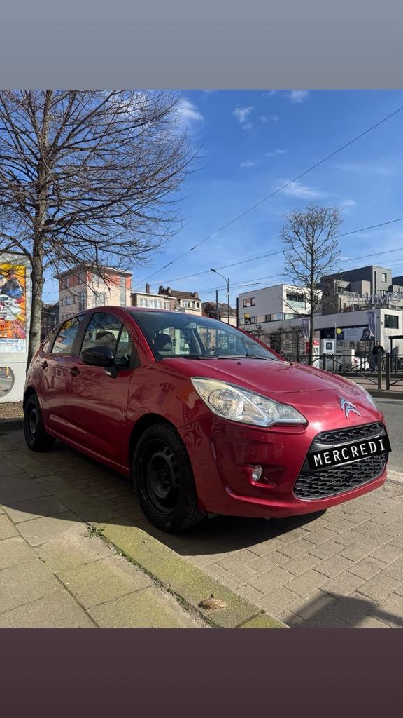 Citroën C3 essence prête à être immatriculer, Autos, Rouge, Achat, Euro 6, Noir