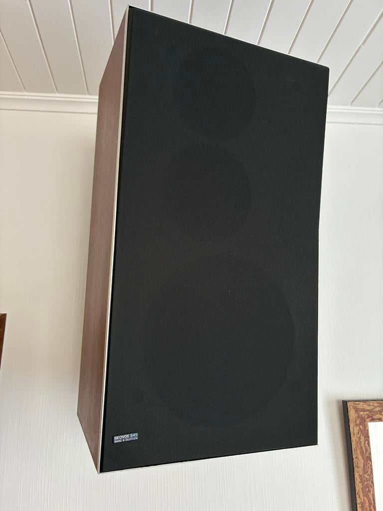 Bang & Olufsen - Beovox S45-2 boxen 1977, TV, Hi-fi & Vidéo, Autres marques, Moins de 60 watts, Enlèvement, Utilisé