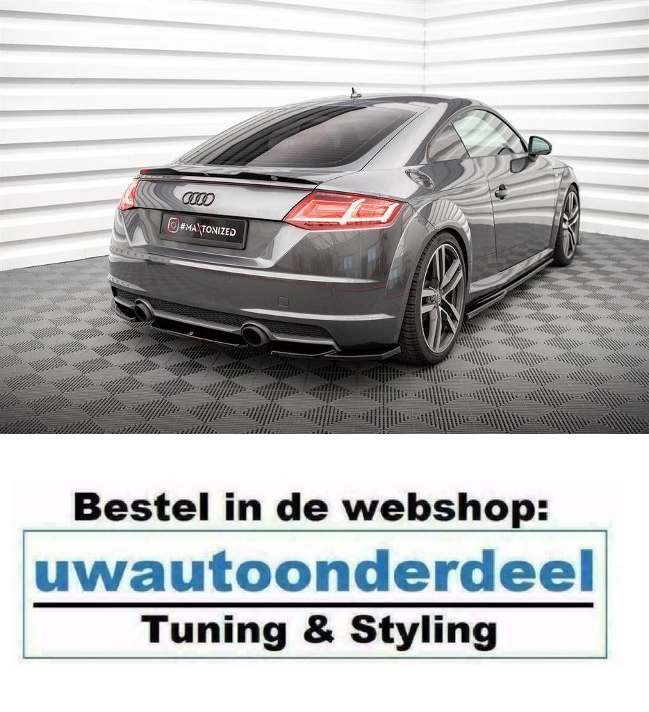 Maxton Spoiler Splitter Lip Geschikt voor Audi TTS TT S Line, Verzenden