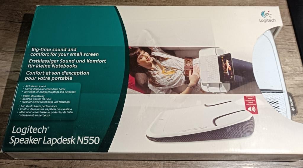 Logitech speaker lapdesk N 550, Ophalen of Verzenden