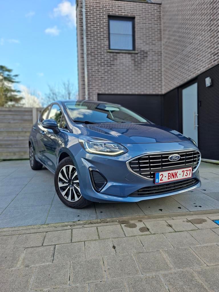 Ford fiesta 1.0 titanium mHEV /7400 km !!!, Auto's, Handgeschakeld, Particulier, Airconditioning, Te koop
