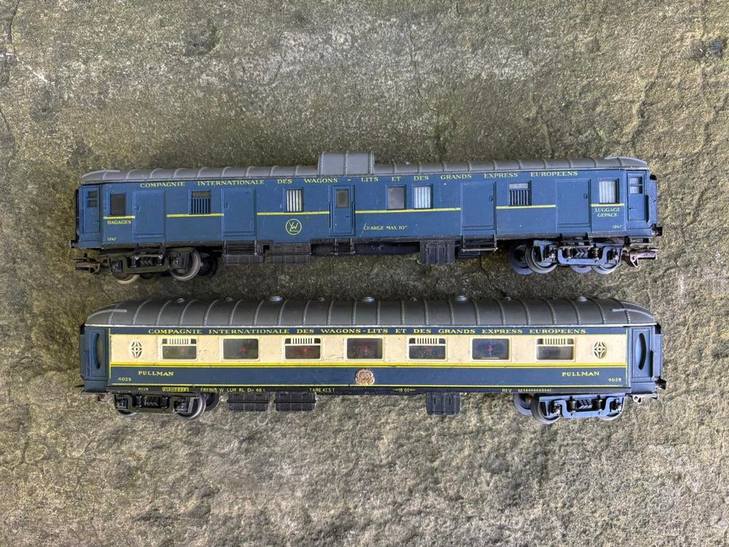 2 wagons orient express jouef HO, Hobby & Loisirs créatifs, Enlèvement ou Envoi, Comme neuf, Jouef