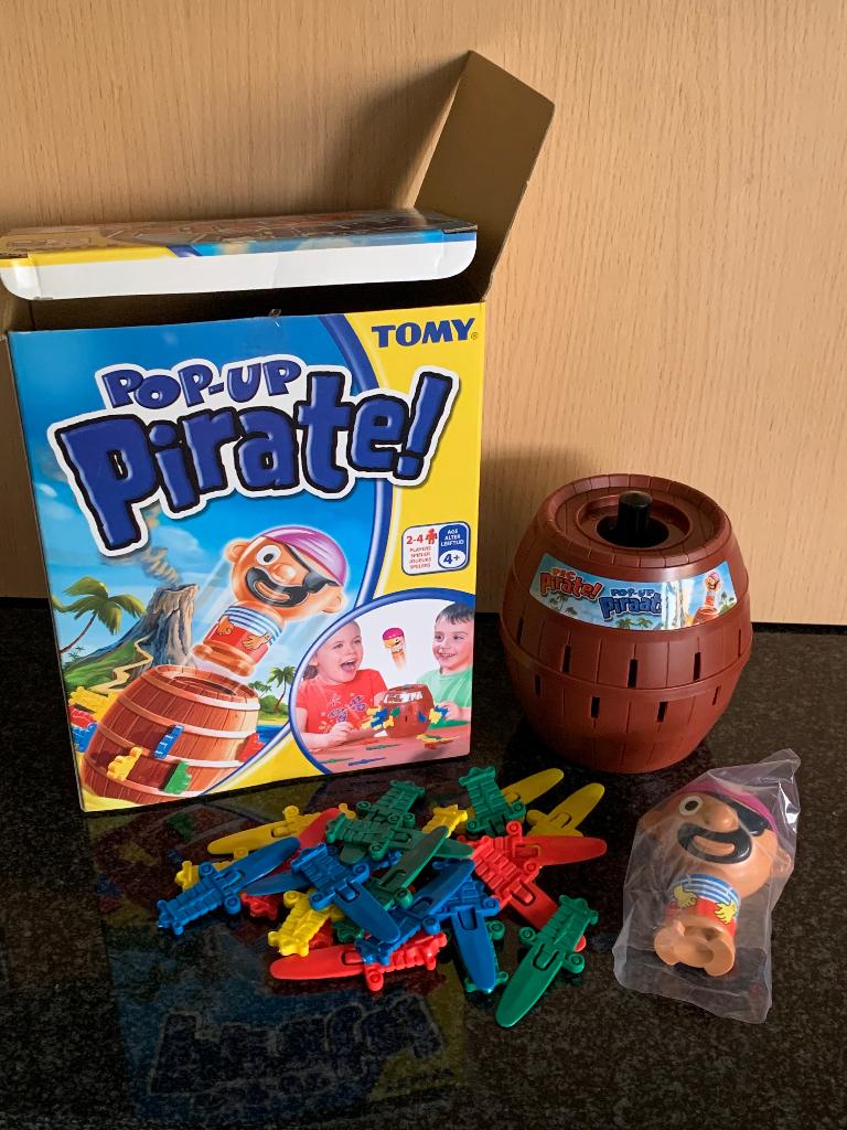 Pop up Pirate, Hobby en Vrije tijd, Een of twee spelers, Ophalen of Verzenden, Zo goed als nieuw, Tomy