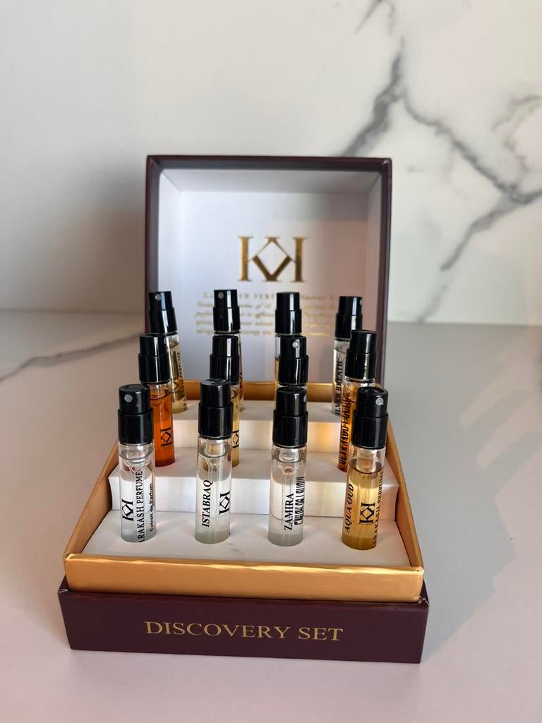 Karakash - discovery set 12 x 2 ml Extrait de parfum, Ophalen of Verzenden, Zo goed als nieuw
