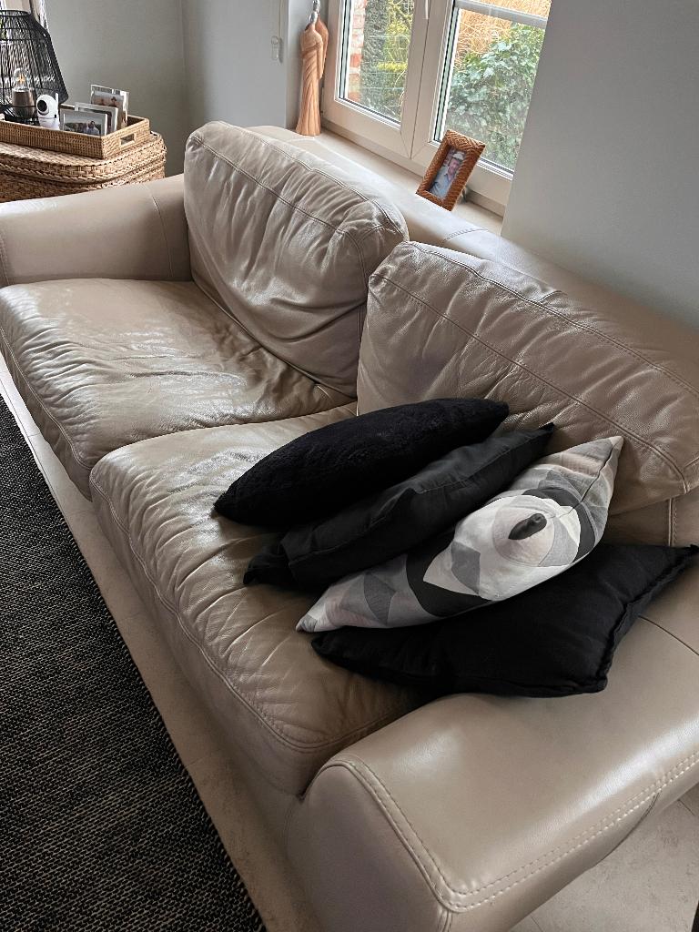 Salon zetel, Huis en Inrichting, Ophalen, Gebruikt, Overige maten, Leer