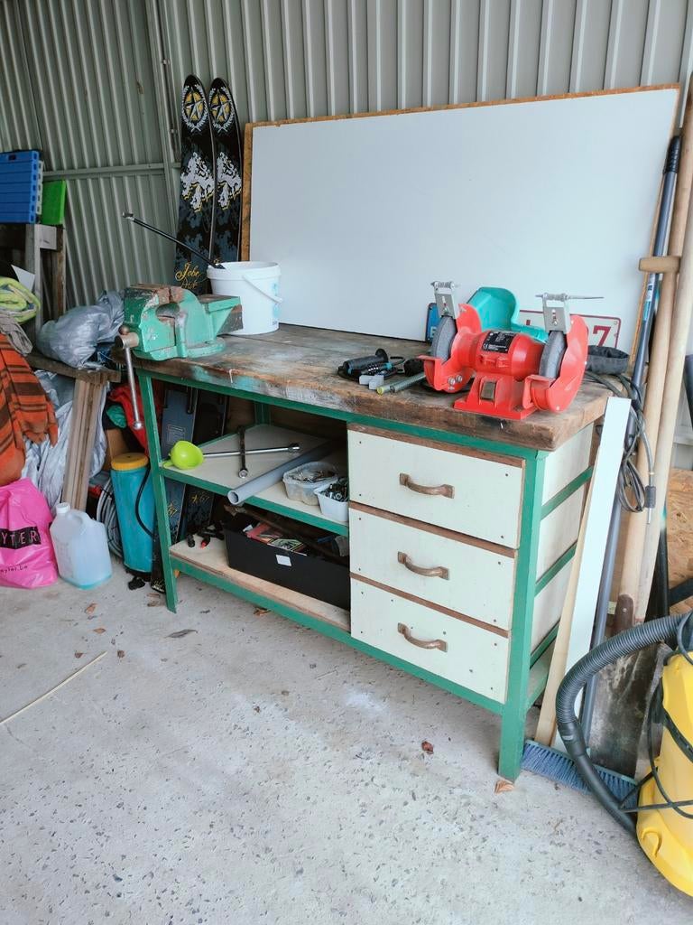 Werkbank, Doe-het-zelf en Bouw, Werkbanken, Ophalen, Bankschroef