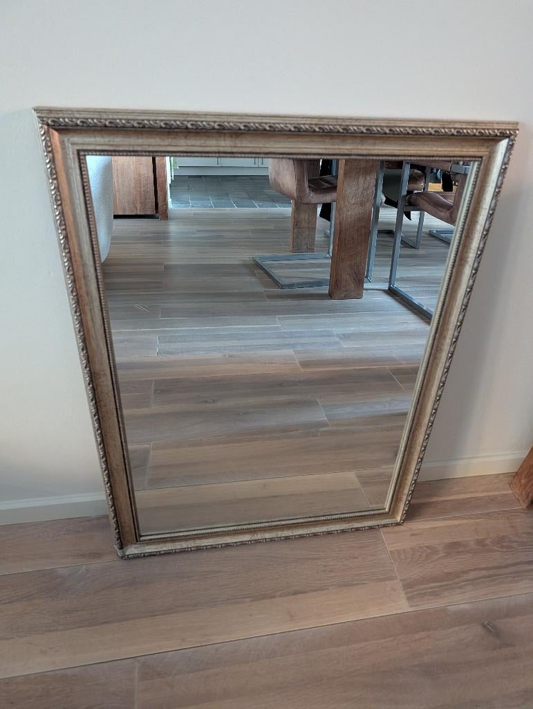 Spiegel 60x80 met sierlijke kunststof kader (klassiek), Ophalen, Nieuw, Minder dan 100 cm, Rechthoekig