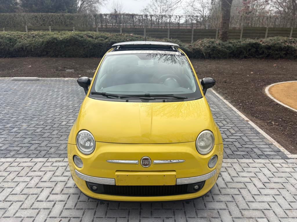 FIAT 500 / AUTOMAAT / OPENDAK, Auto's, Fiat, Particulier, Te koop, Bluetooth, Benzine, Automaat, Ophalen