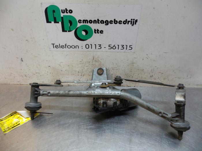 Moteur + mécanique essuie-glace d'un Peugeot 206, -, 3 mois de garantie, Utilisé, -