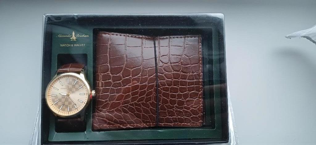 Horloge en portefeuille voor heren, Ophalen, Nieuw, Polshorloge