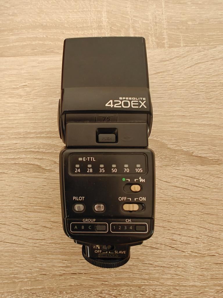 Mooie Canon Speedlite 420EX Flitser te koop, Audio, Tv en Foto, Foto | Flitsers, Ophalen of Verzenden, Zo goed als nieuw, Canon