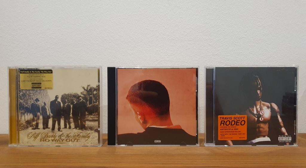 Lot 3x Hiphop - Puff Daddy, Travis Scott, Youssef, Cd's en Dvd's, Cd's | Hiphop en Rap, Ophalen of Verzenden