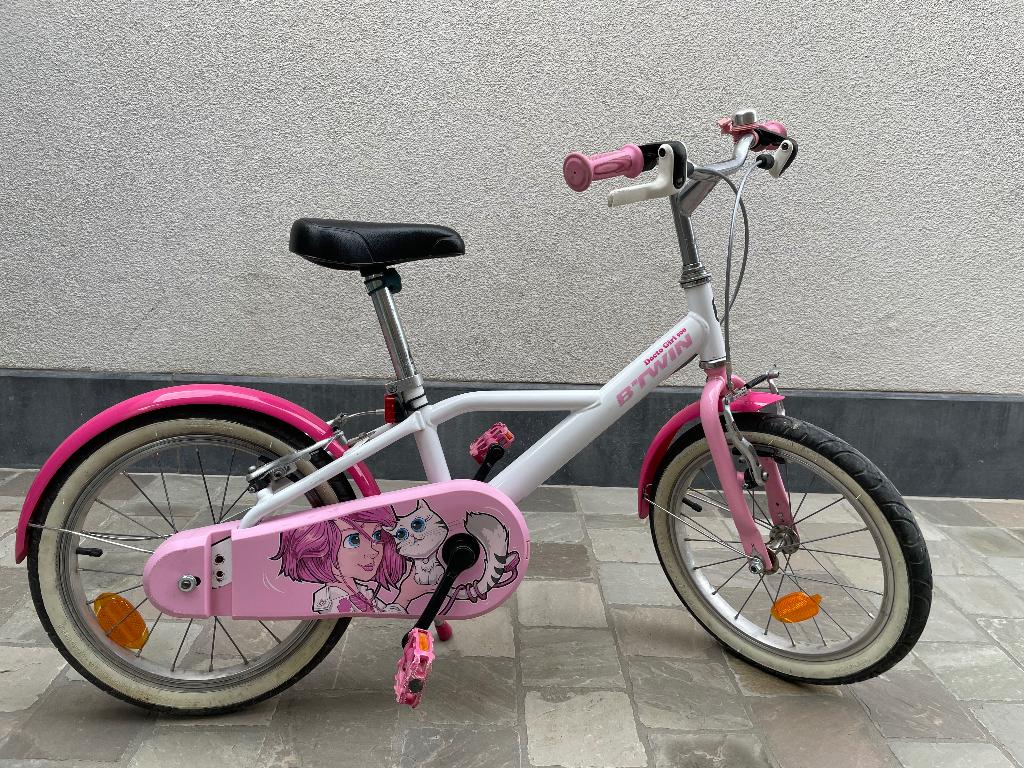 Kinderfiets 16”, Ophalen, B-twin, Gebruikt, Handrem