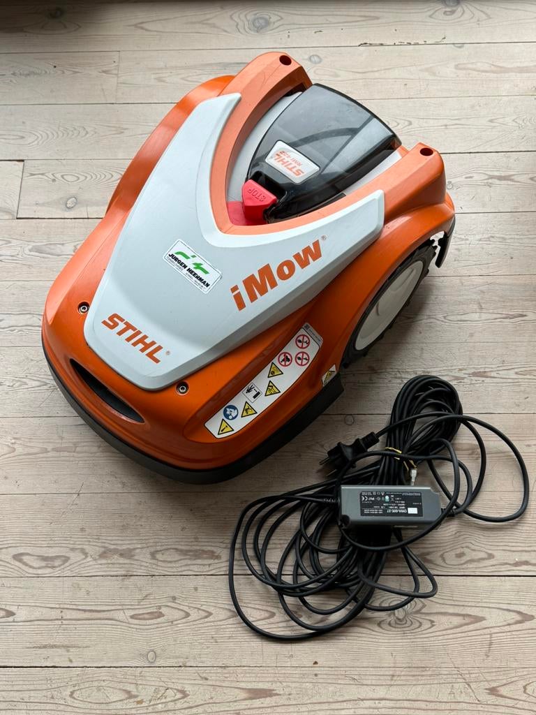 Robotmaaier Stihl 422, Ophalen, Gebruikt