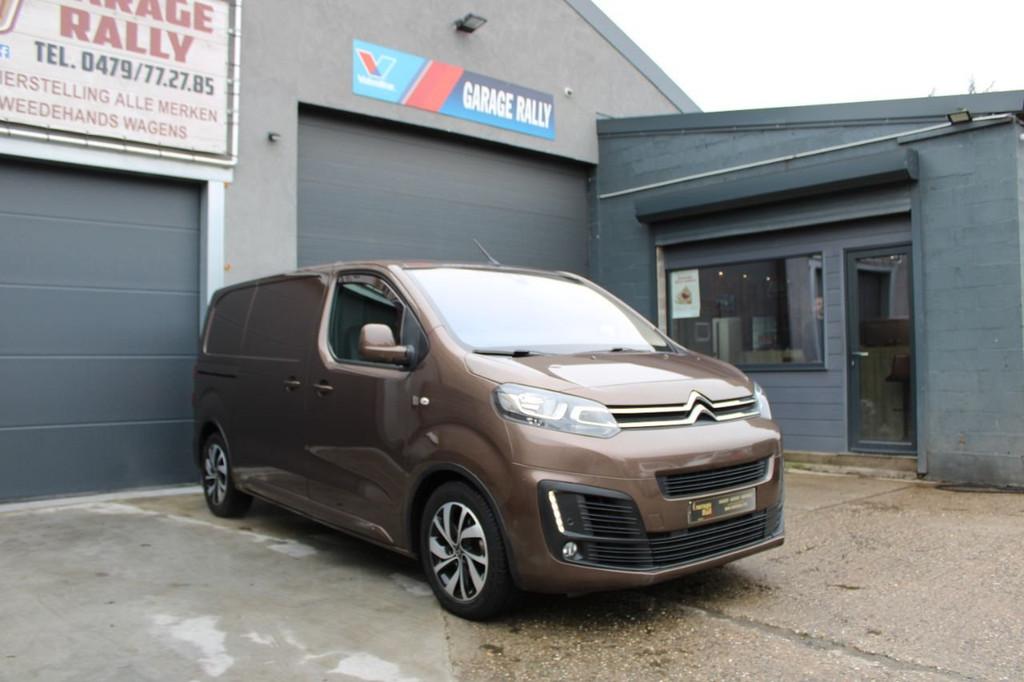Citroën Jumpy Club M AUTOMAAT dubbele schuifdeur (bj 2019), Auto's, Voorwielaandrijving, Citroën, Beige, Bedrijf