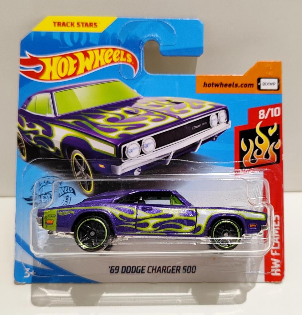 Hot Wheels ´69 Dodge Charger 500 Flames (2020), Ophalen of Verzenden