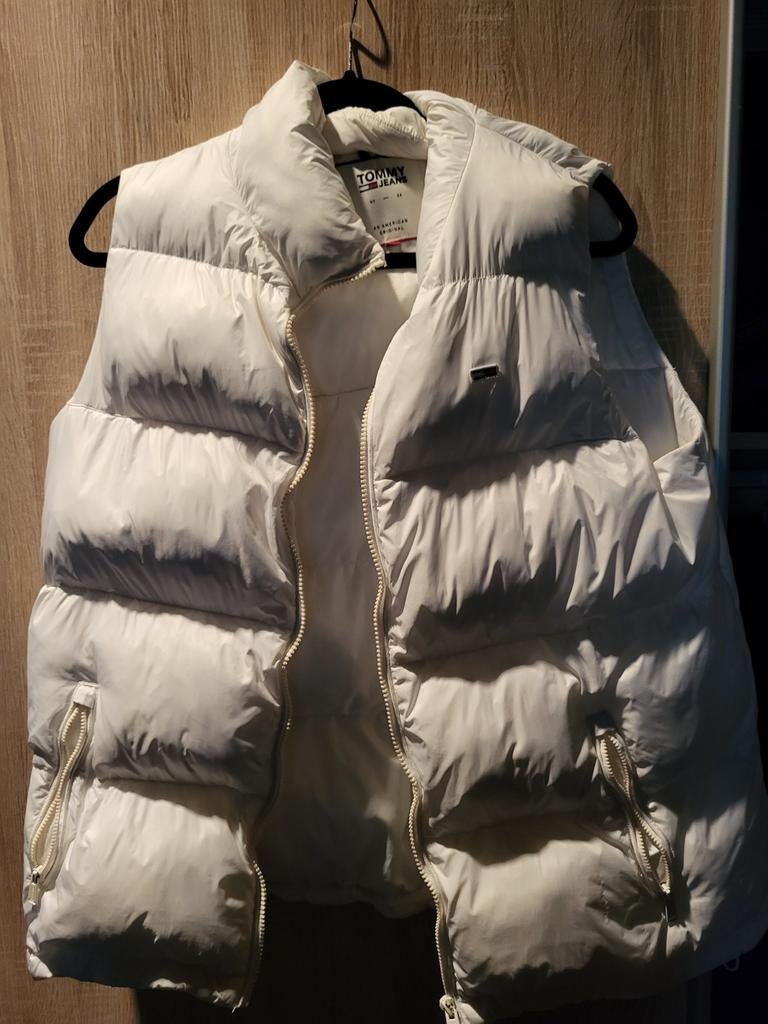 Tommy jeans xl  bodywarmer, Ophalen, Wit, Maat 46/48 (XL) of groter, Zo goed als nieuw