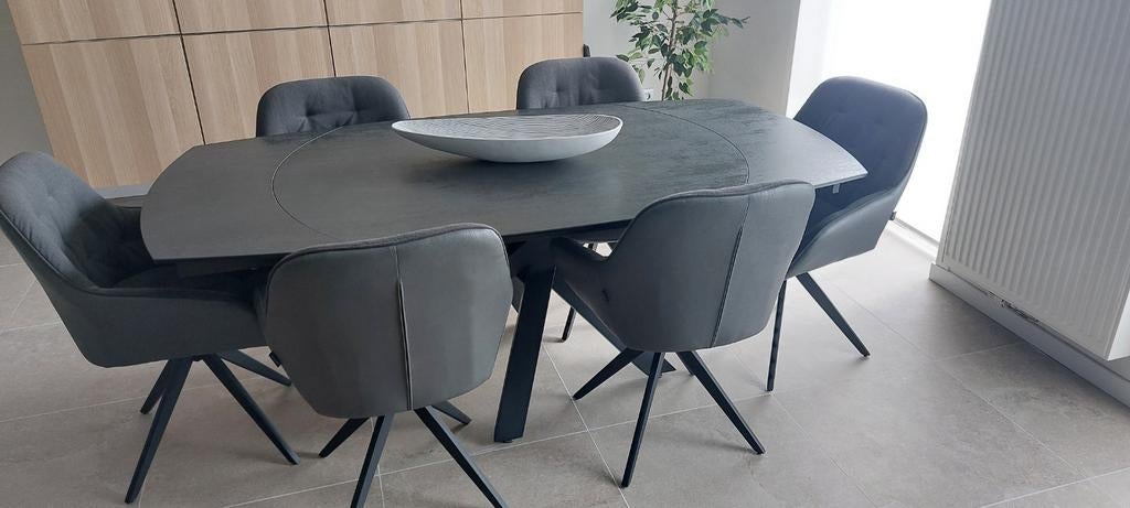 Verstebare eettafel met ceramic blad, Enlèvement