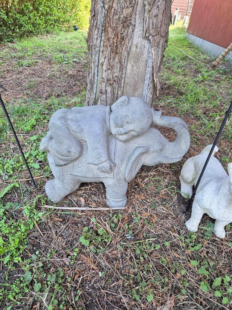 Boeddha beeld op olifant, Tuin en Terras, Ophalen, Nieuw, Boeddhabeeld