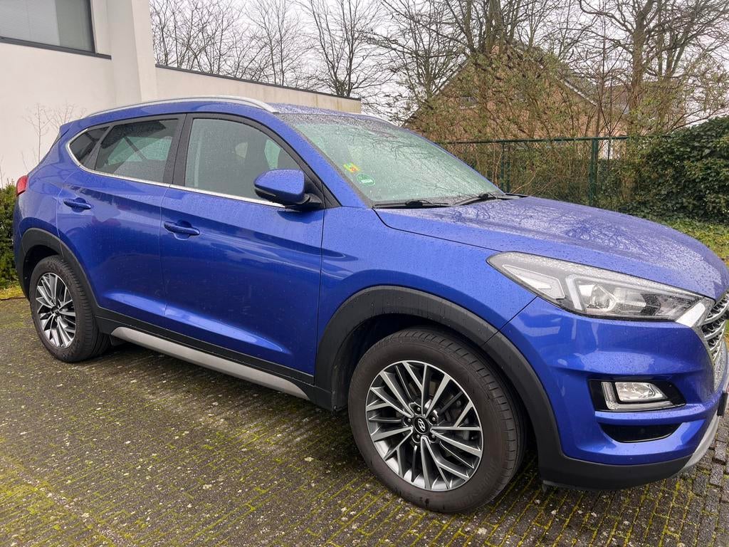 Hyundai Tucson 2019 Bezine Automaat Met Trekhaak, Auto's, Hyundai, Automaat, Zwart, Blauw, Leder