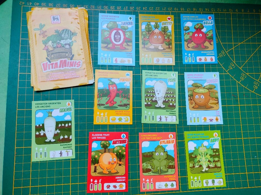 stickers kaart Vitaminis Delhaize, Enlèvement ou Envoi