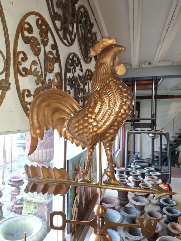 grote koperen windwijzer haan of paard, Enlèvement ou Envoi, Neuf