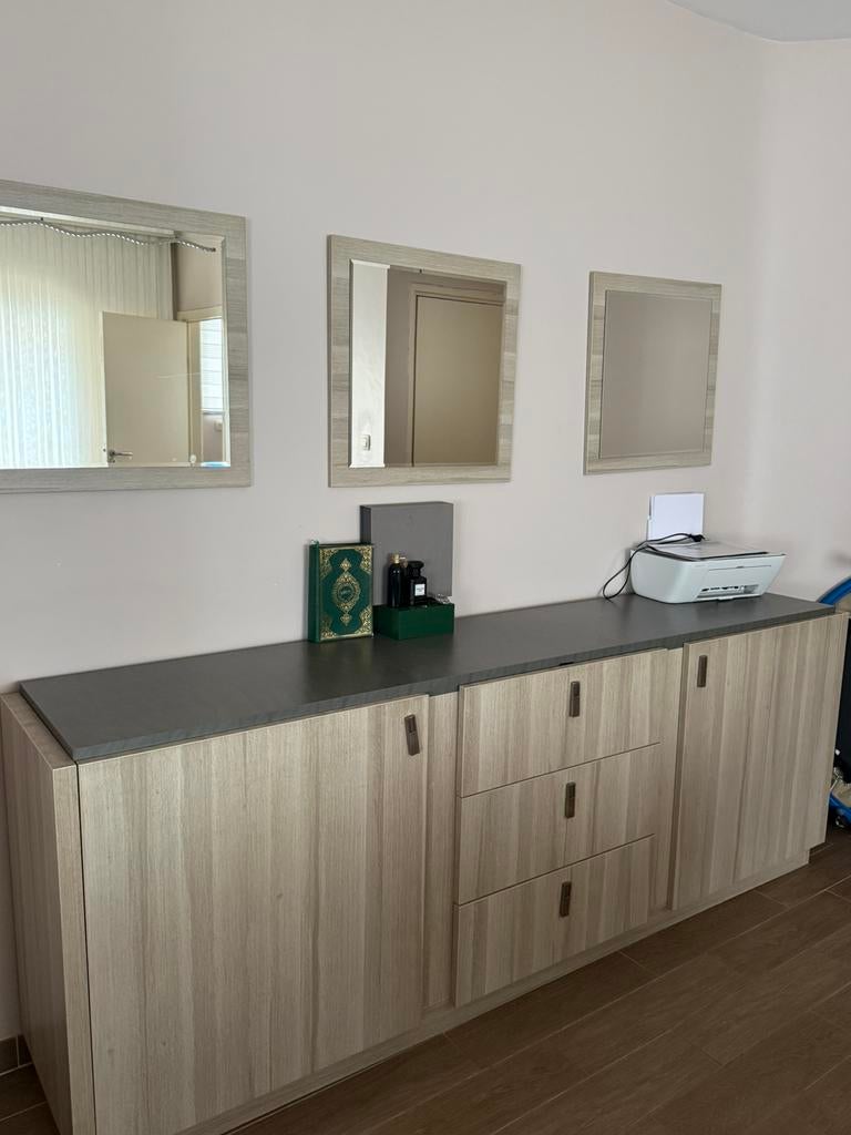 Kast beige grijz, Ophalen, Gebruikt