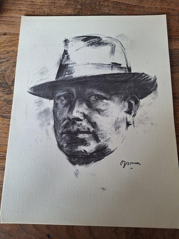 Isidoor Opsomer prentenmap "'t Land van Ryen", Ophalen, 1960 tot 1980, Gebruikt, Prent