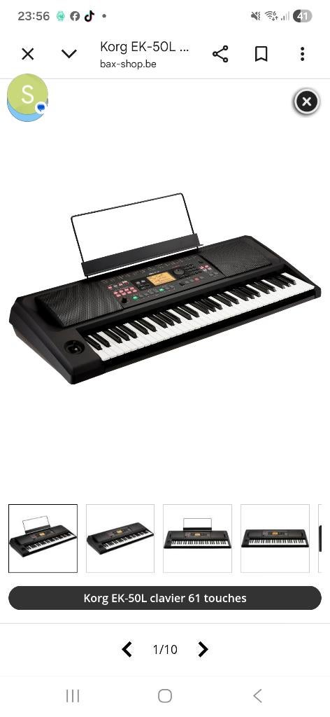 Korg ekl 50 limites carte pro pa600, Enlèvement, Comme neuf, 61 touches, Korg