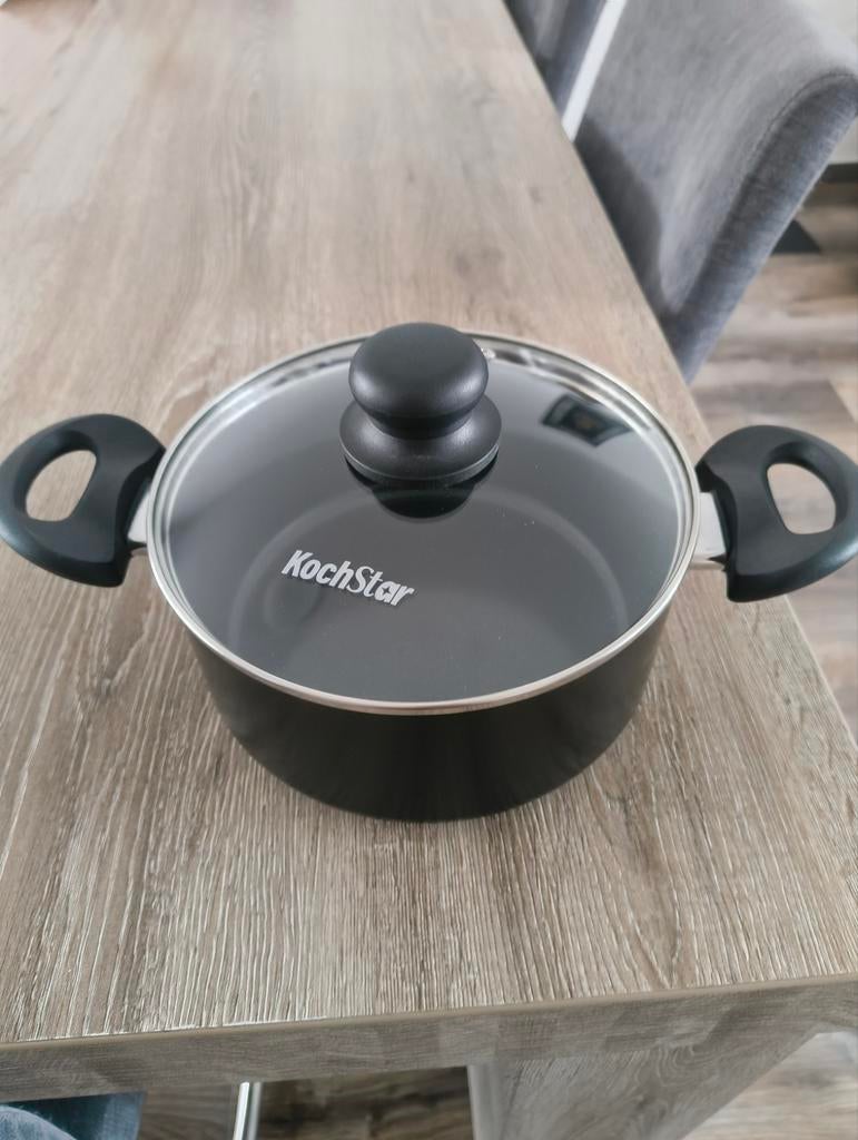 Kookpot 20 cm, Keramische plaat, Ophalen, Kookpan of Snelkookpan, Nieuw