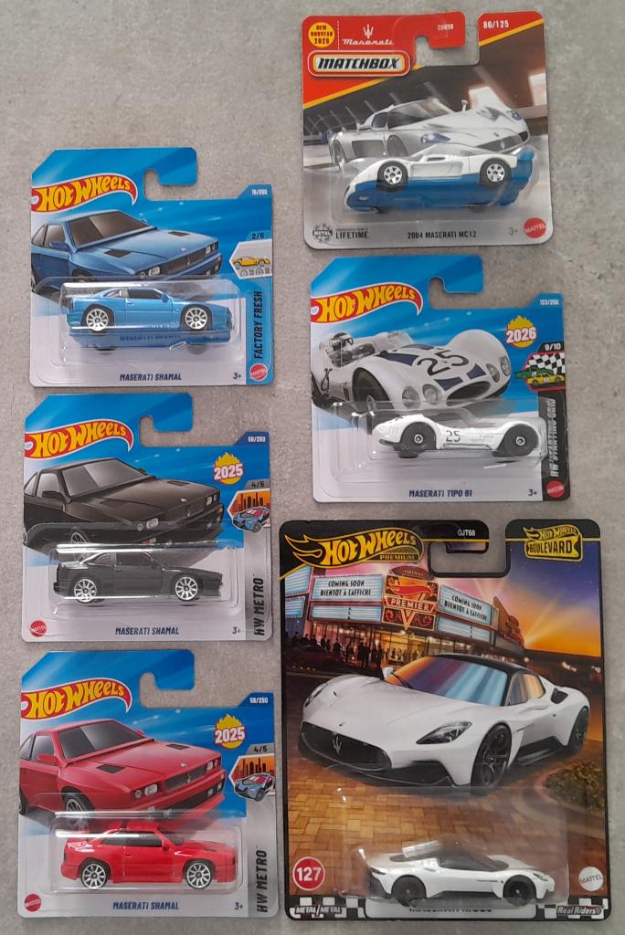 Maserati - Hot Wheels et Matchbox, Enlèvement ou Envoi, Neuf
