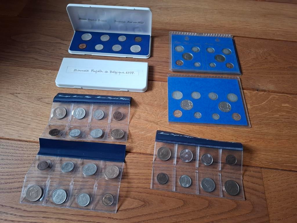 Diverse oude sets Belgische munten, Ophalen of Verzenden