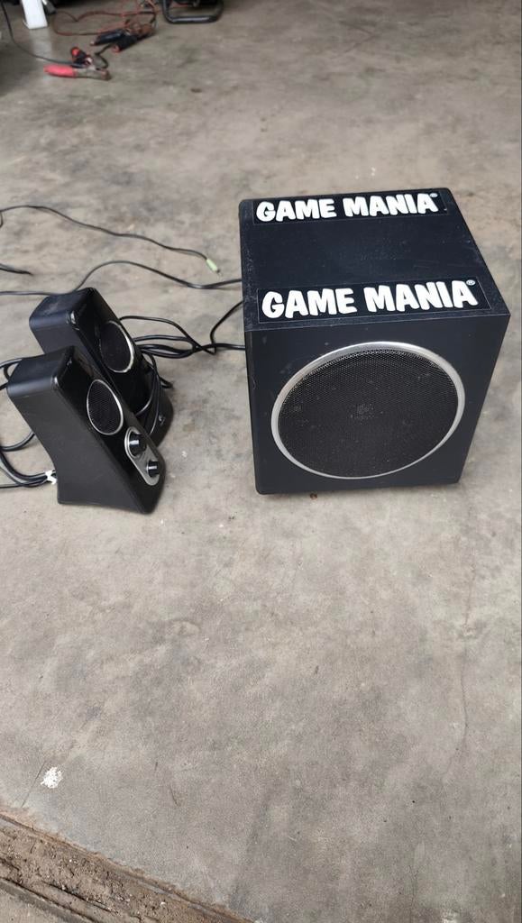 Speaker set aux subwoofer, Computers en Software, Pc speakers, Ophalen of Verzenden, Logitech