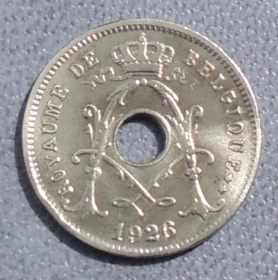 1925 5 centimes Albert 1er en FR, Envoi, Métal, Monnaie en vrac