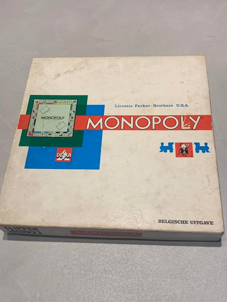 Vintage Monopoly - Parker Brothers - ancienne édition belge, Enlèvement ou Envoi, Comme neuf