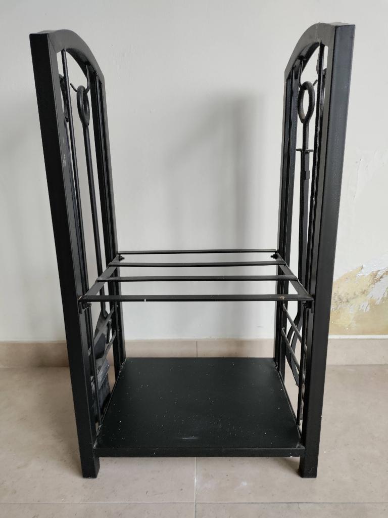 Kachel ijzeren hout blokken rek, Ophalen, Blokken