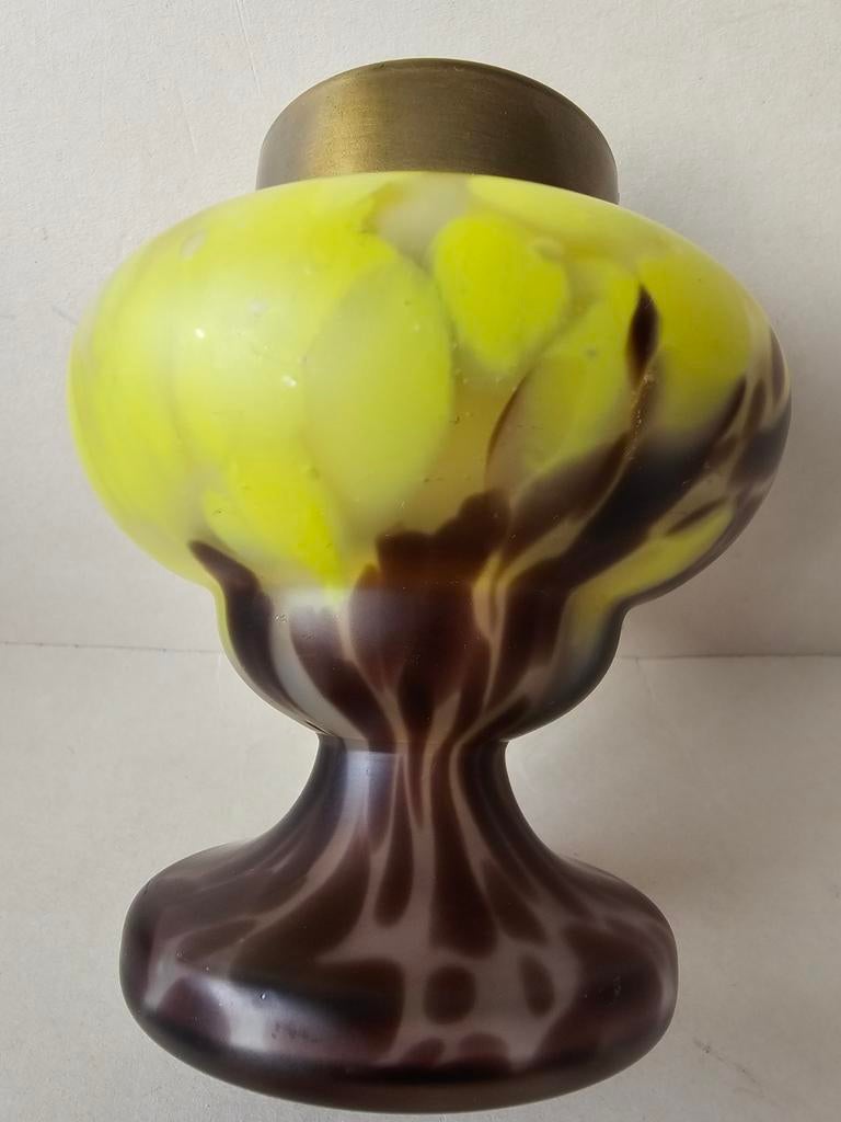 Fleurs en piqué Art Déco 1919-1930 Kralik Bohemian, Antiquités & Art, Enlèvement ou Envoi