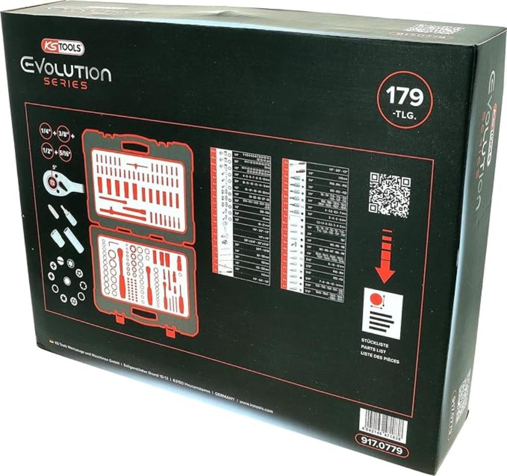 KS Tools Boîte à outils complète LIVRAISON RAPIDE ET GRATUIT, Envoi, Neuf