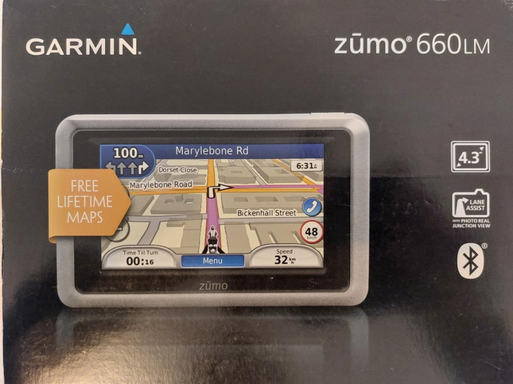 GARMIN ZUMMO 660 LM  MOTTO GPS, Motoren, Accessoires | Navigatiesystemen, Ophalen, Zo goed als nieuw