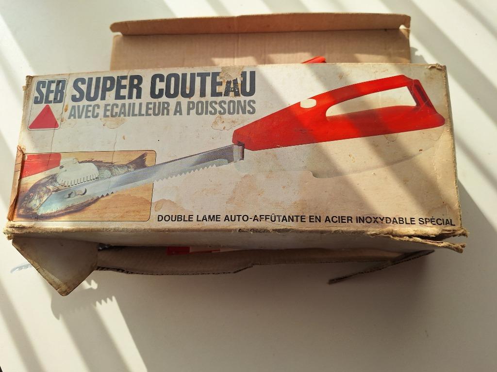 Vintage elektrisch mes, Seb, Ophalen of Verzenden, Gebruikt