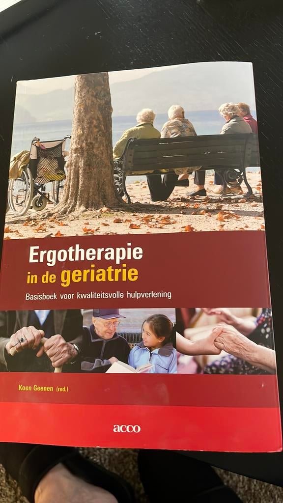 Ergotherapie in de geriatrie, Boeken, Studieboeken en Cursussen, Ophalen of Verzenden, Zo goed als nieuw