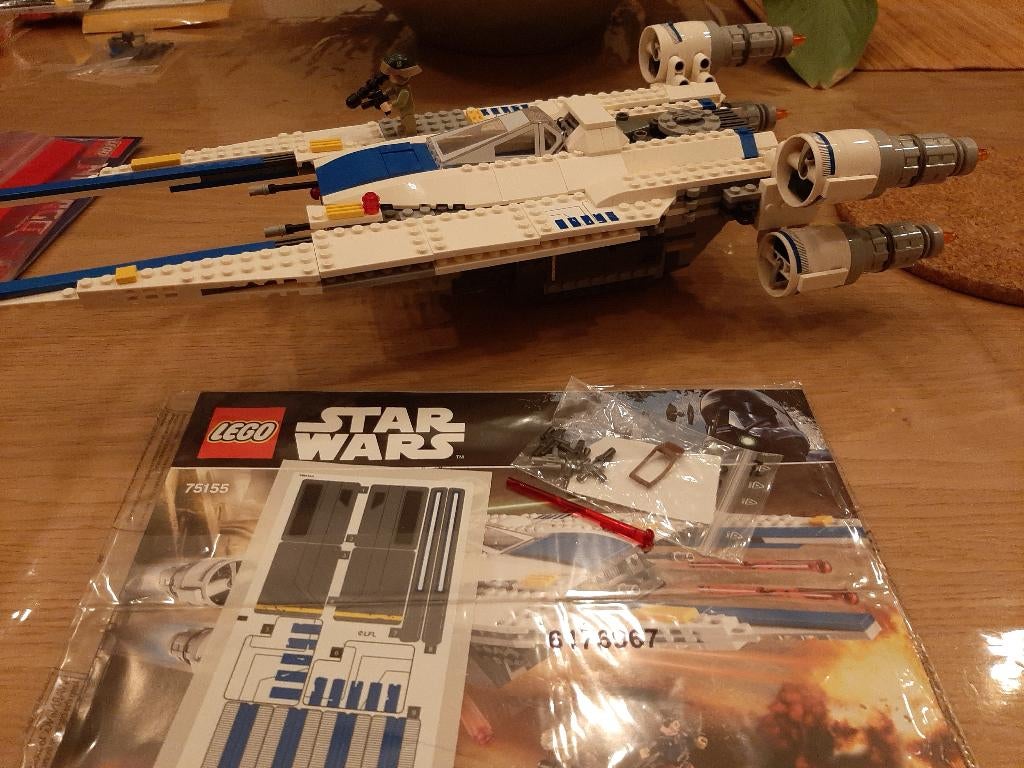 Lego Star Wars Set 75155 Rebel U-Wing Fighter, Kinderen en Baby's, Speelgoed | Duplo en Lego, Zo goed als nieuw, Lego, Complete set