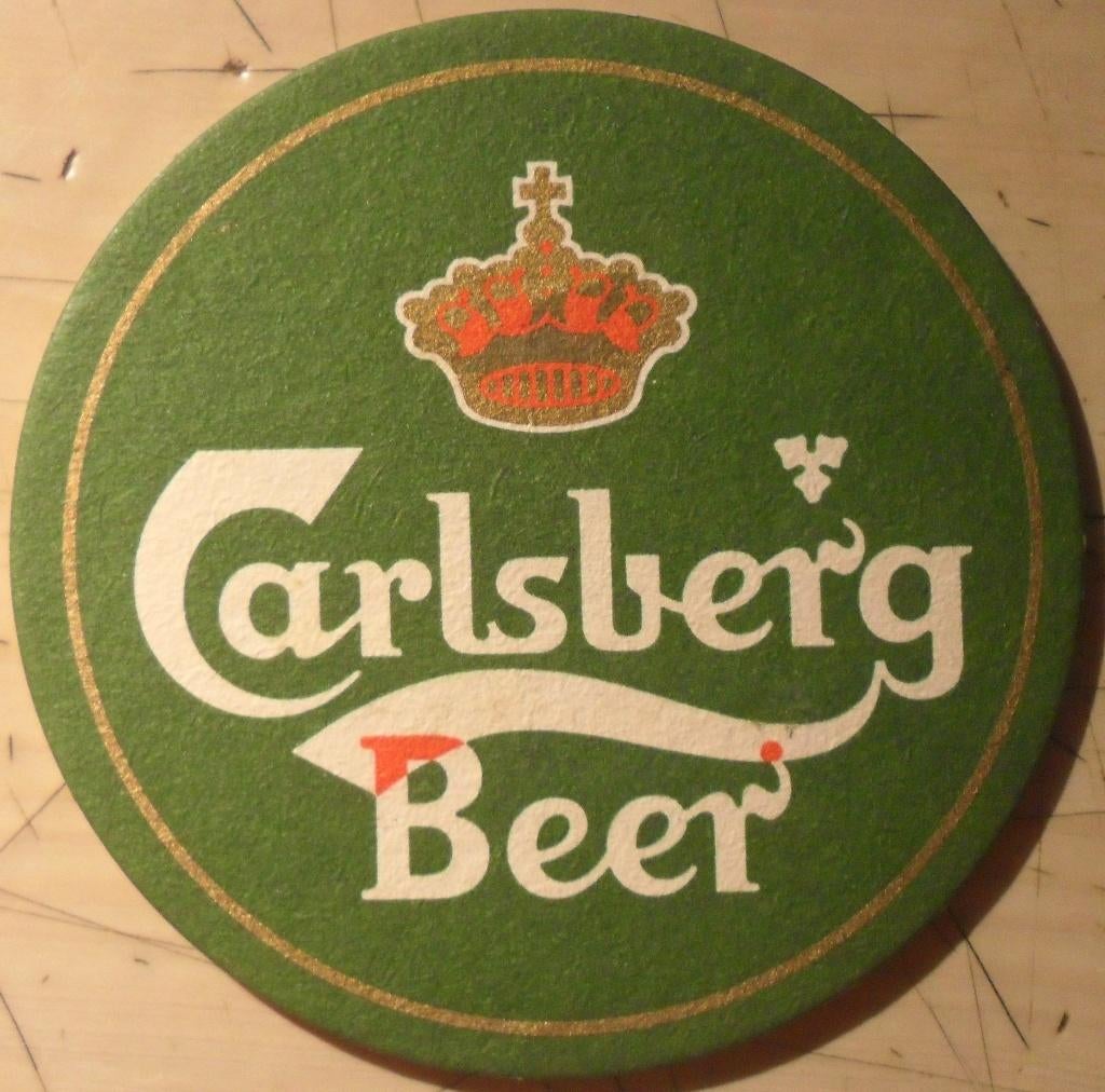 Sous-bock Carlsberg beer, Collections, Marques de bière, Enlèvement ou Envoi, Sous-bock