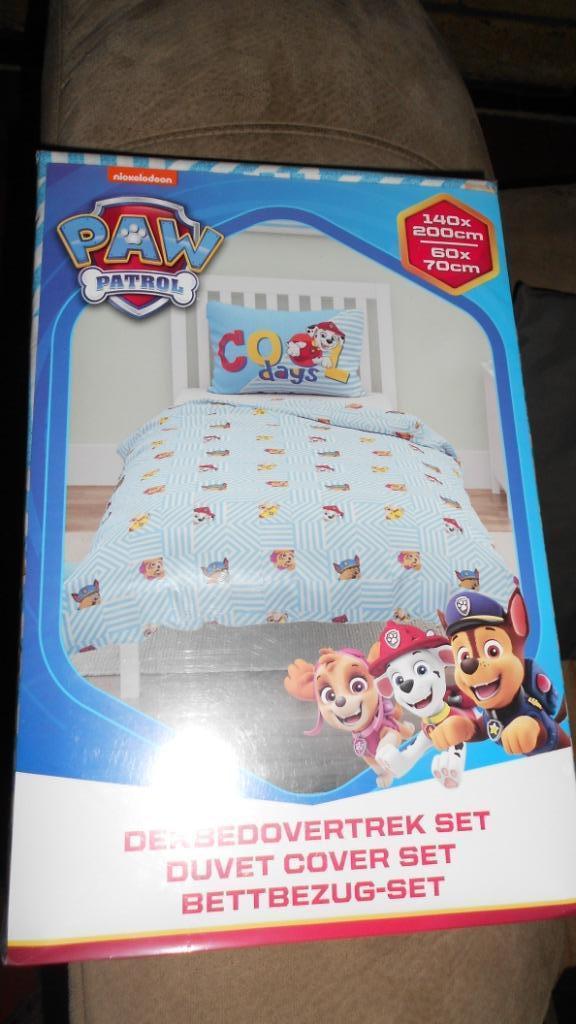 Bedovertrek paw patrol nieuw !!!, Enfants & Bébés, Chambre d'enfant | Linge de lit, Neuf, Garçon ou Fille, Enlèvement ou Envoi