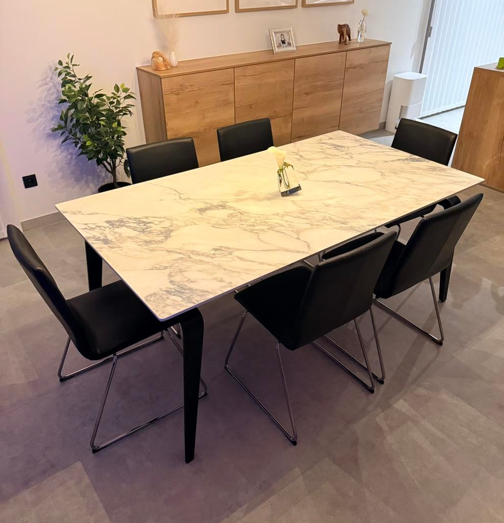 Chaises Ikea Lillanas, Maison & Meubles, Enlèvement, Comme neuf, Cuir