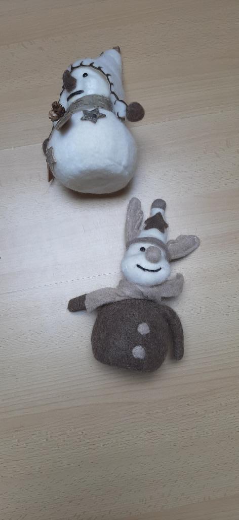 Sneeuwman en rendier, Diversen, Ophalen of Verzenden, Zo goed als nieuw