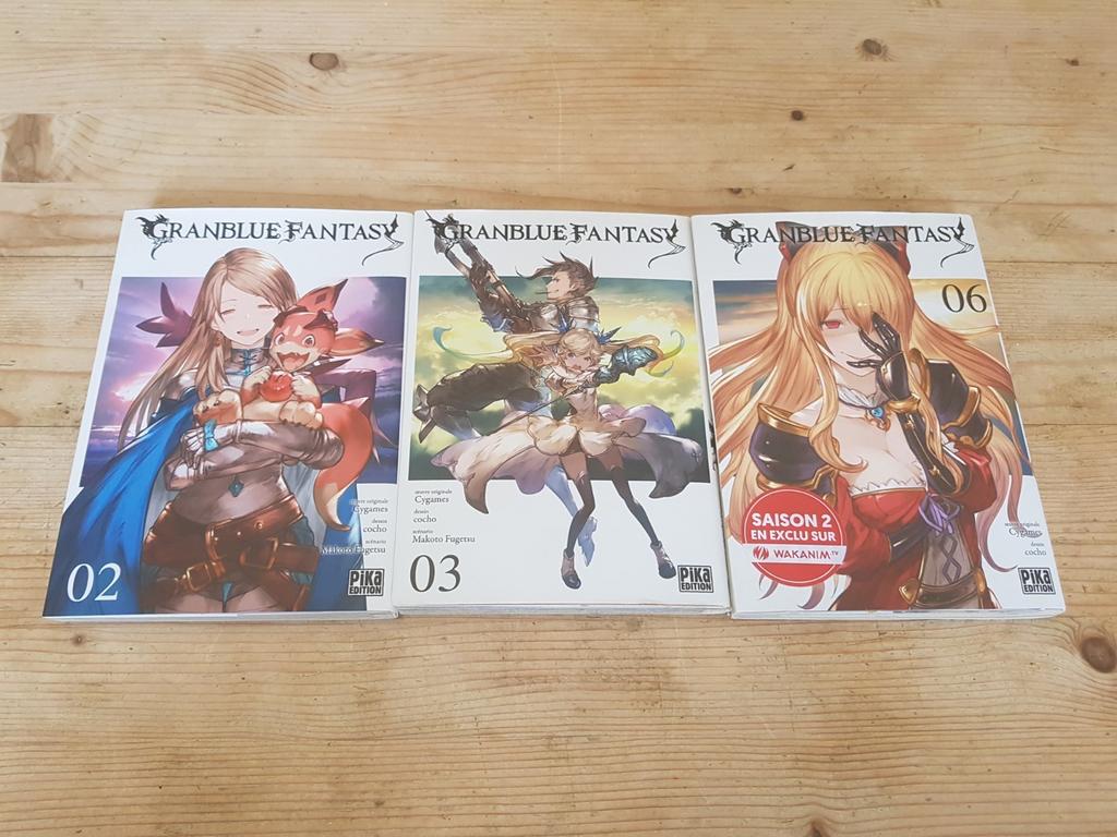 Granblue Fantasy 2 & 3 & 6 Pika Edition Franstalige MANGA, Cocho, Enlèvement ou Envoi, Comme neuf, Plusieurs comics