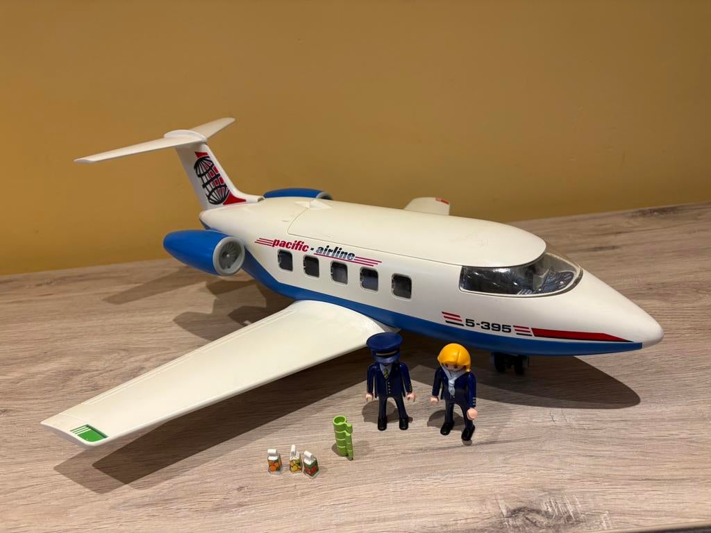 Avion playmobil complet, Ophalen, Gebruikt