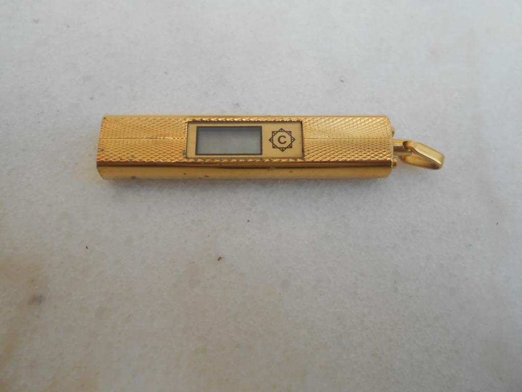 ancien pendentif montre doré, Enlèvement ou Envoi, Utilisé, Or, Autres matériaux